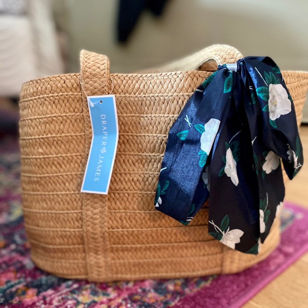 Draper James Everyday Straw Bag